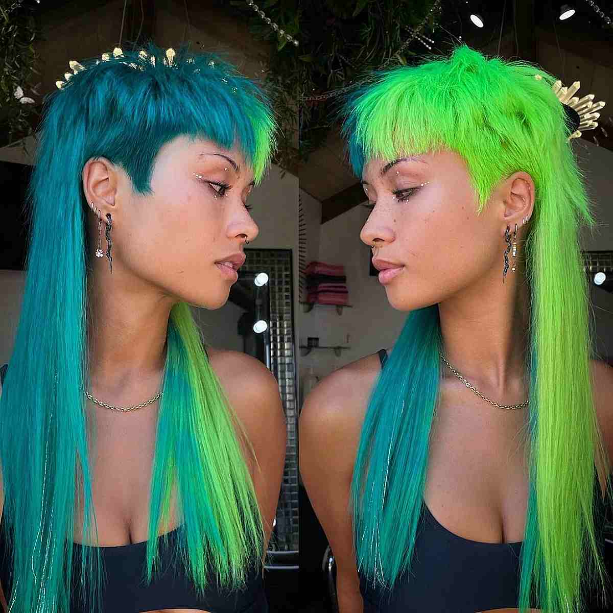 Light to Dark Green Hair Colors &#8211; 45 Ideas to See (Photos)