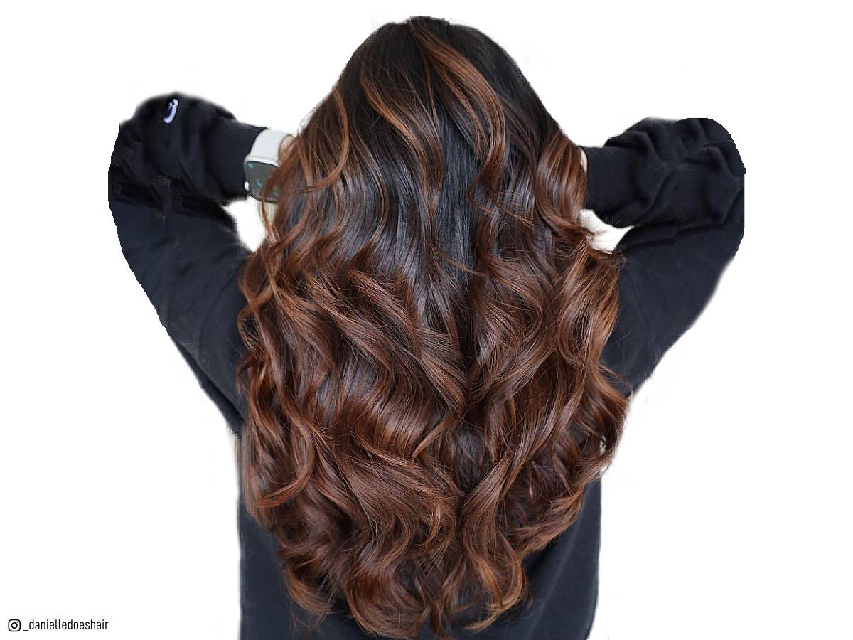 26 Spectacular Ways to Get a Brown Balayage on Black Hair