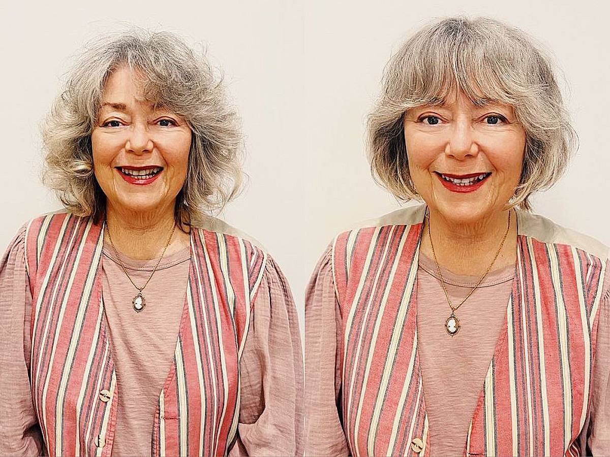 26 Trendiest Jaw-Length Haircuts Women Over 60 Are Getting This Season