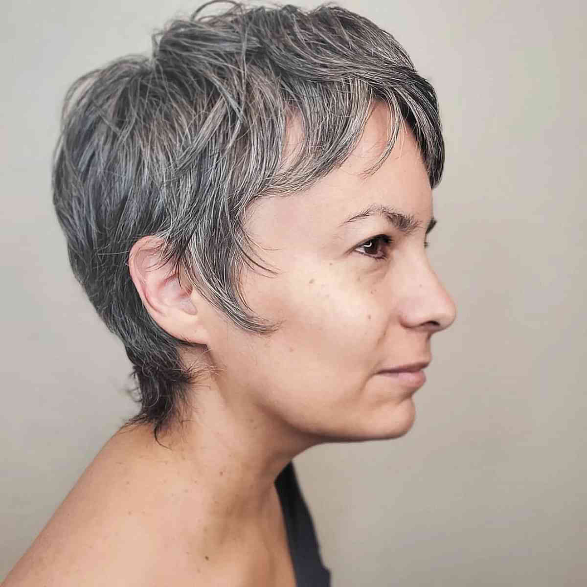 24 Modern Pixie Shag Haircuts for Stylish Older Women