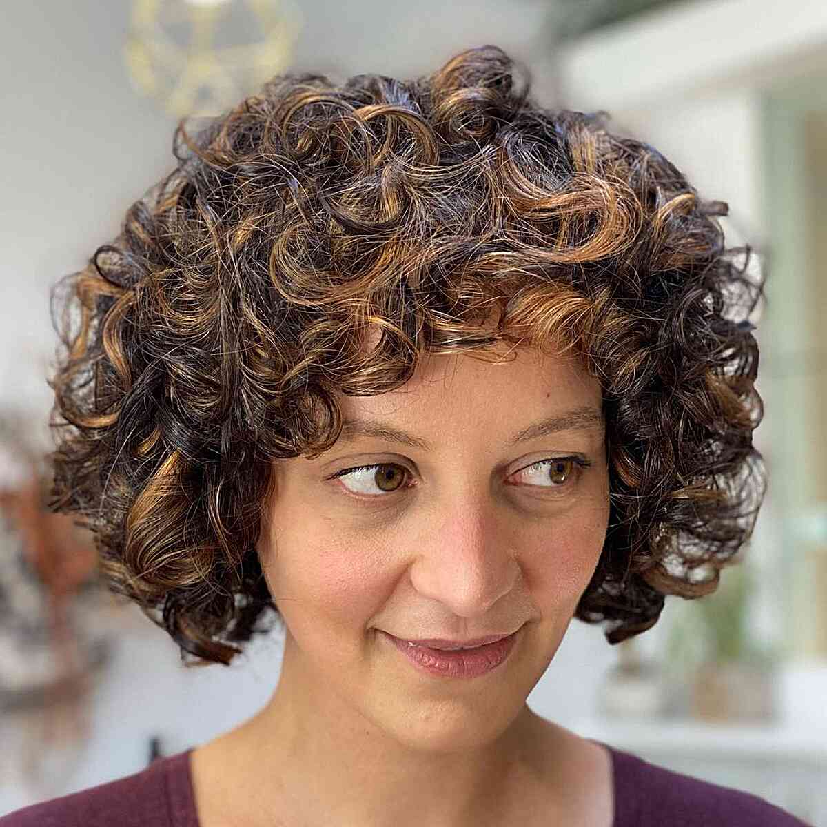 27 Cutest Short Curly Bob Haircuts for Curly Hair