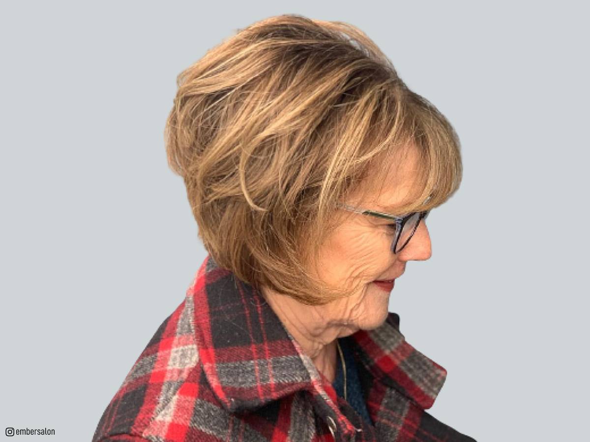 17 Stylish Wedge Haircuts for Women Over 70