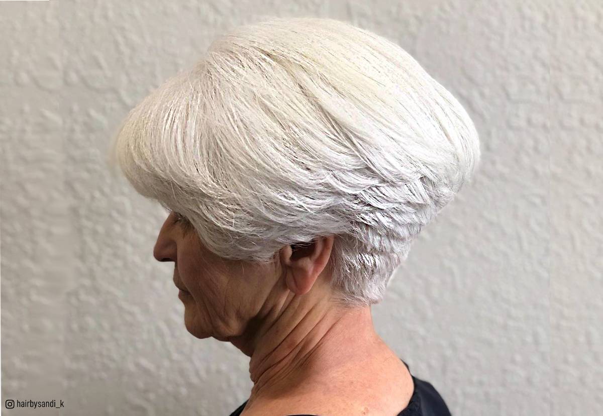 27 Stylish Wedge Haircuts for Women Over 60