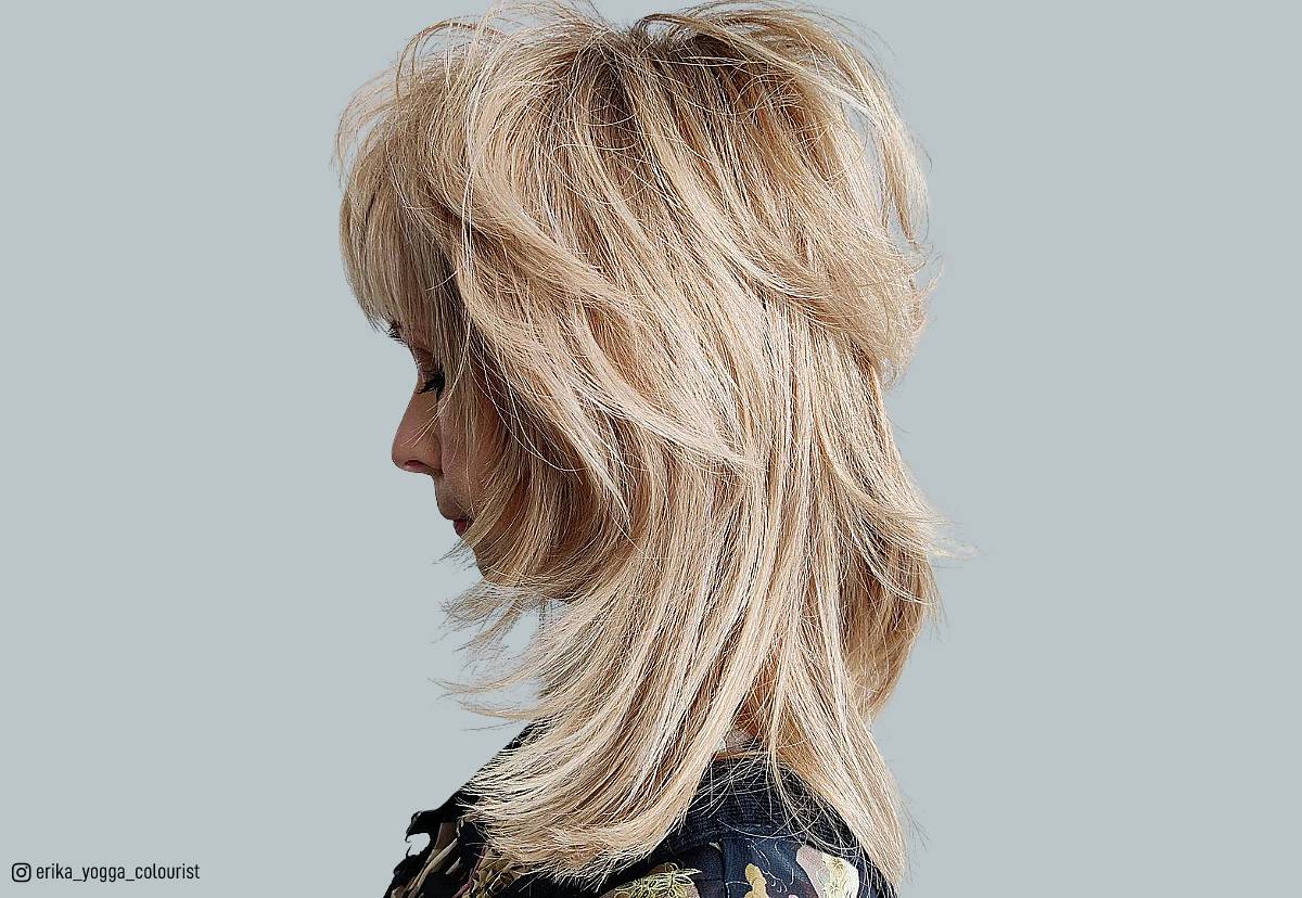 26 Youthful Shag Haircuts for Older Women