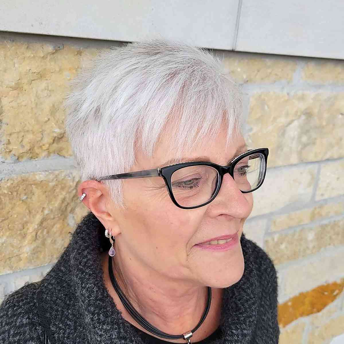 35 Ultra-Flattering Hairstyles for Women Over 70 with Glasses