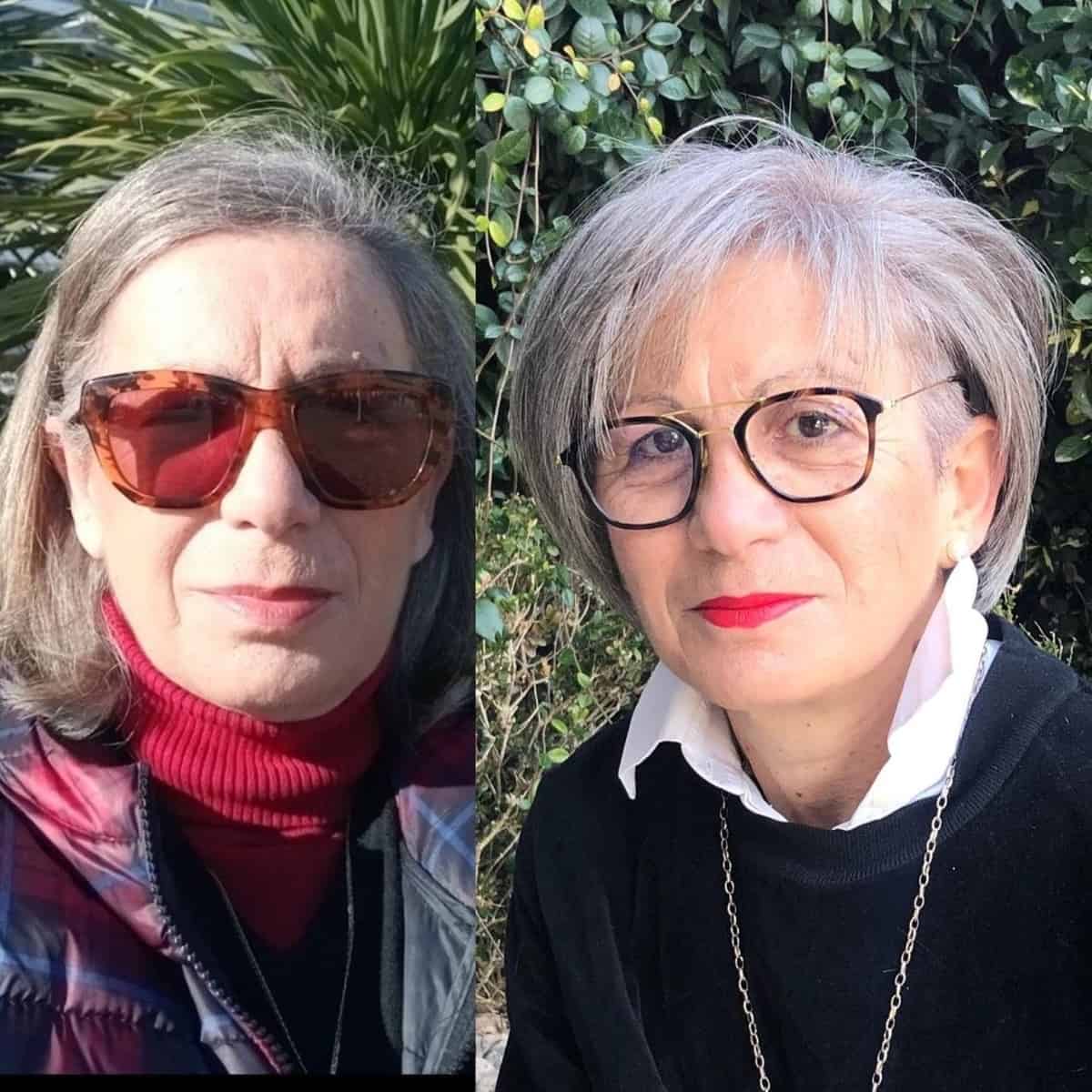35 Ultra-Flattering Hairstyles for Women Over 70 with Glasses