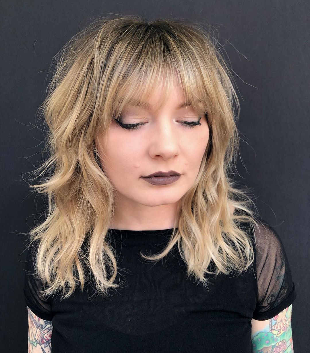 Bangs for Round Face Shapes: 53 Flattering Haircuts