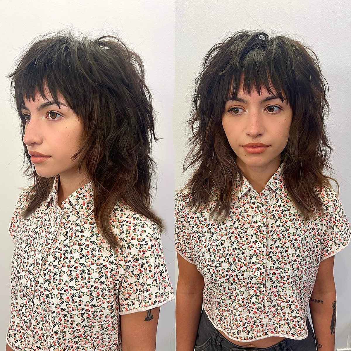 33 Greatest Ways to Pair a Wolf Cut with Bangs