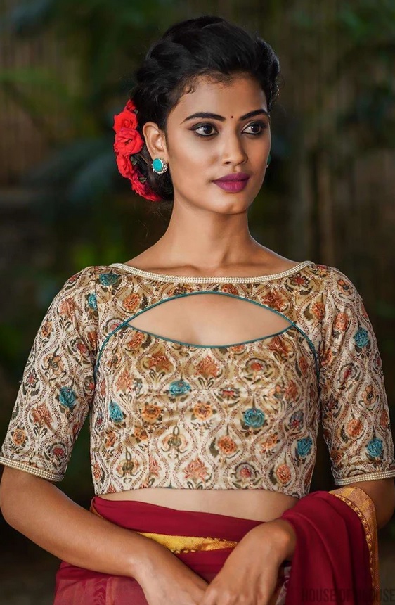 15 Latest Boat Neck Blouse Designs to Elevate Your Style 2025