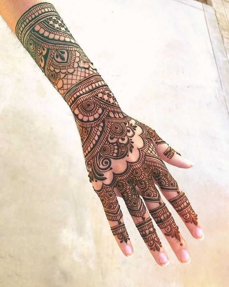 40+ Trendy Back Hand Mehndi Designs for Modern Brides
