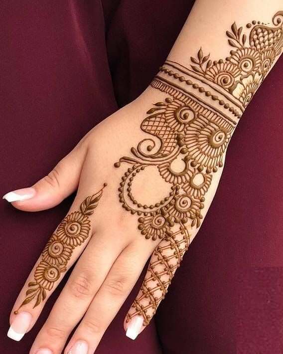 40+ Trendy Back Hand Mehndi Designs for Modern Brides