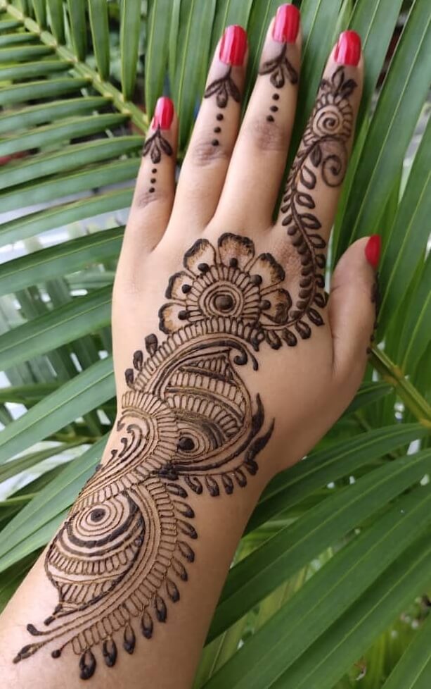 40+ Trendy Back Hand Mehndi Designs for Modern Brides