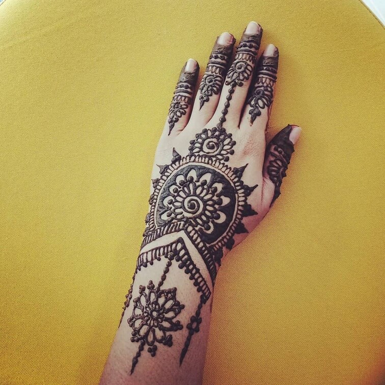 40+ Trendy Back Hand Mehndi Designs for Modern Brides