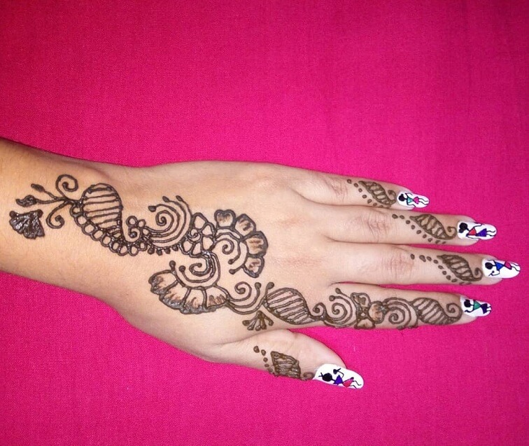 40+ Trendy Back Hand Mehndi Designs for Modern Brides