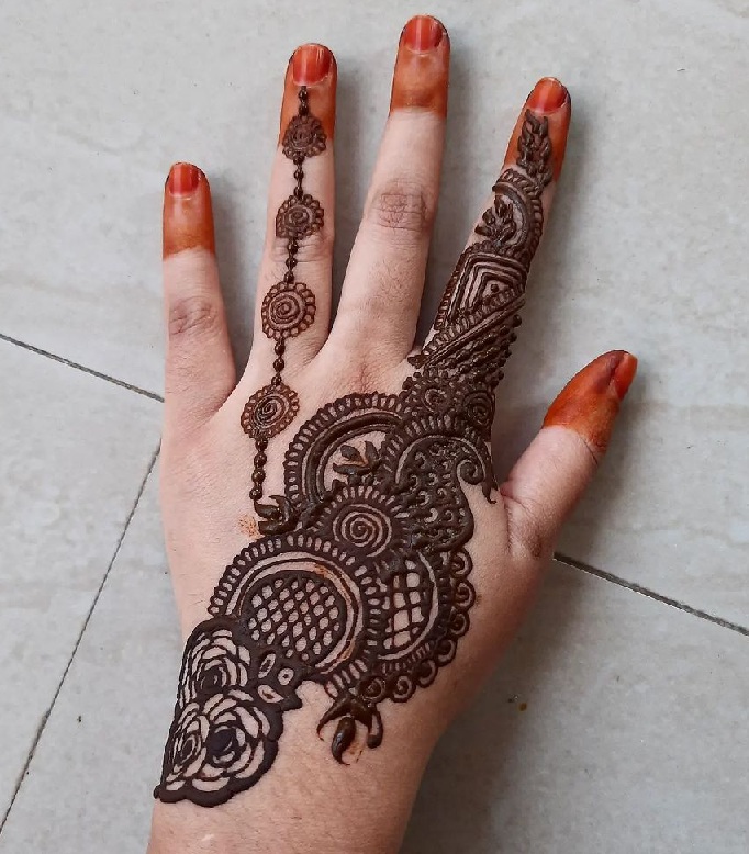 40+ Trendy Back Hand Mehndi Designs for Modern Brides