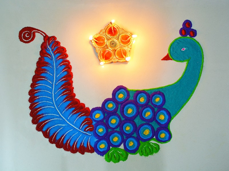 80+ Simple Rangoli Designs to Brighten Your Home 2025