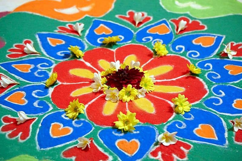 80+ Simple Rangoli Designs to Brighten Your Home 2025