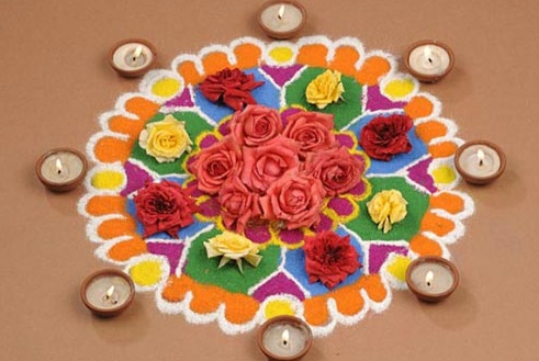 80+ Simple Rangoli Designs to Brighten Your Home 2025