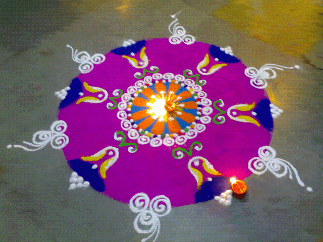 80+ Simple Rangoli Designs to Brighten Your Home 2025