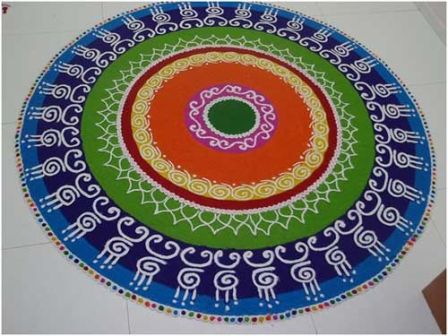 80+ Simple Rangoli Designs to Brighten Your Home 2025