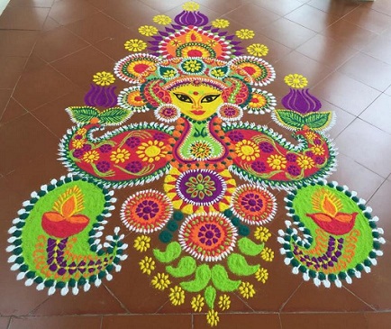 80+ Simple Rangoli Designs to Brighten Your Home 2025