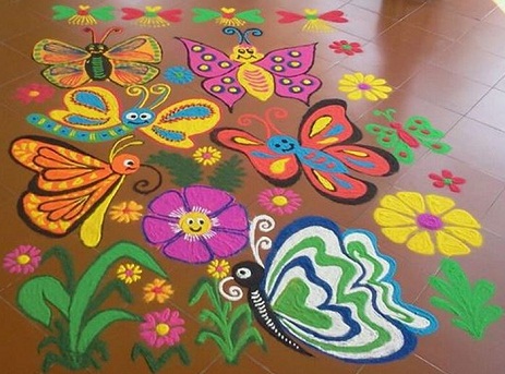 80+ Simple Rangoli Designs to Brighten Your Home 2025