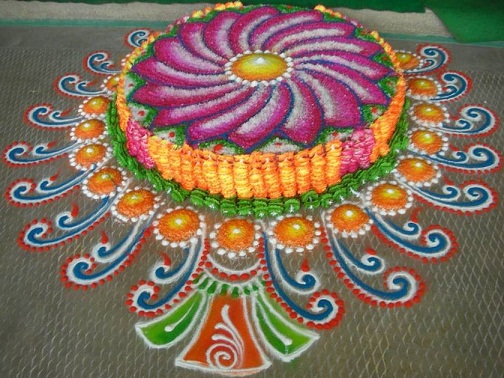 80+ Simple Rangoli Designs to Brighten Your Home 2025
