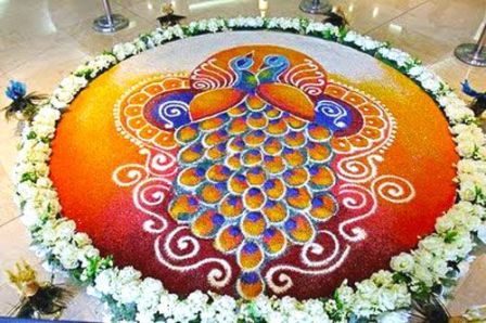 80+ Simple Rangoli Designs to Brighten Your Home 2025