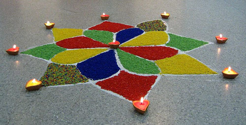 80+ Simple Rangoli Designs to Brighten Your Home 2025