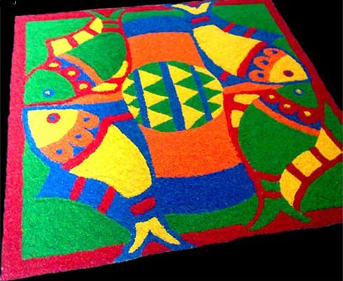 80+ Simple Rangoli Designs to Brighten Your Home 2025