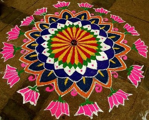 80+ Simple Rangoli Designs to Brighten Your Home 2025