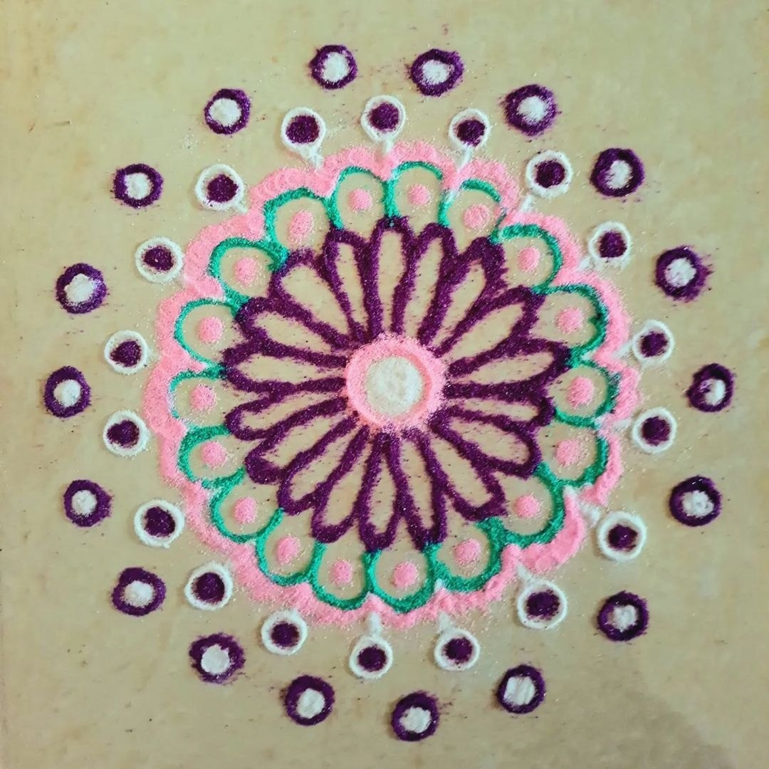 80+ Simple Rangoli Designs to Brighten Your Home 2025