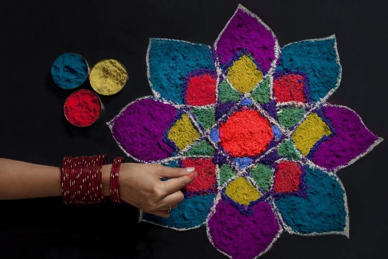 80+ Simple Rangoli Designs to Brighten Your Home 2025