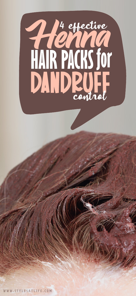 4 Effective Henna Hair Packs For Dandruff Control | I Fashion Styles