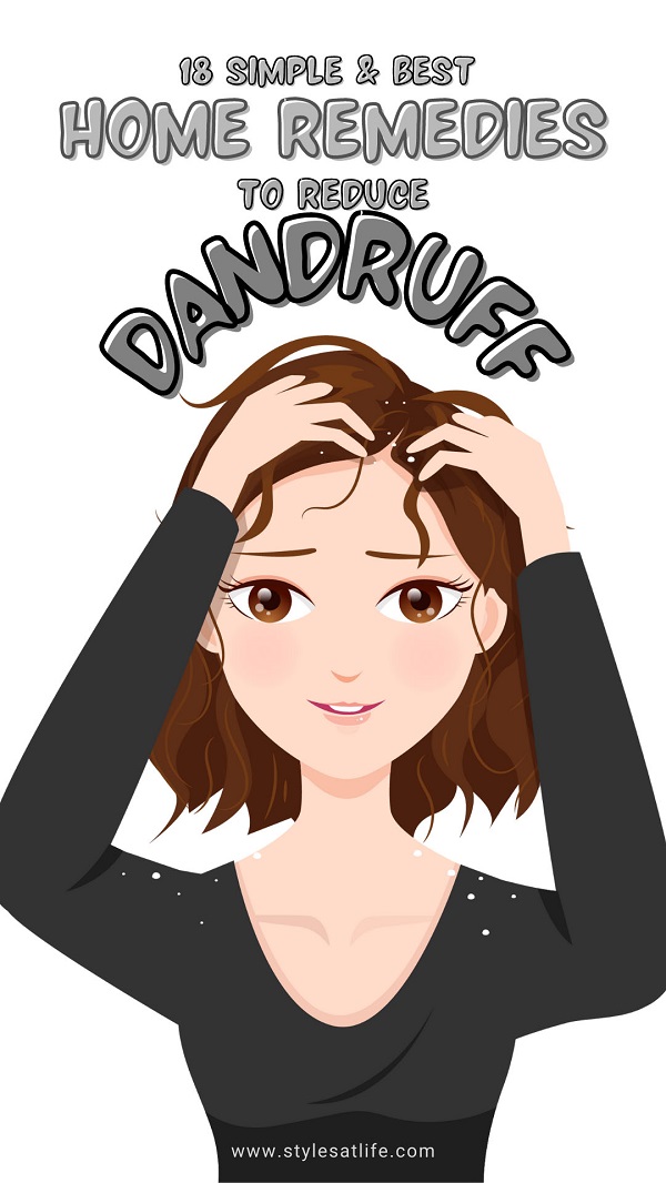 10 Best Home Remedies to Remove Dandruff | I Fashion Styles