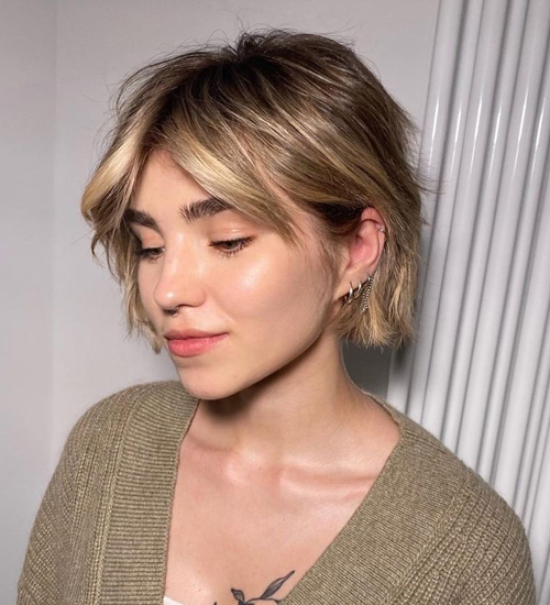 12 Trendy Messy Bob Haircuts with Simple and Quick Styles