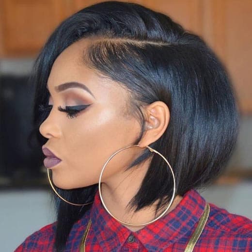 10 Different Types of Black Bob Hairstyles in Trends
