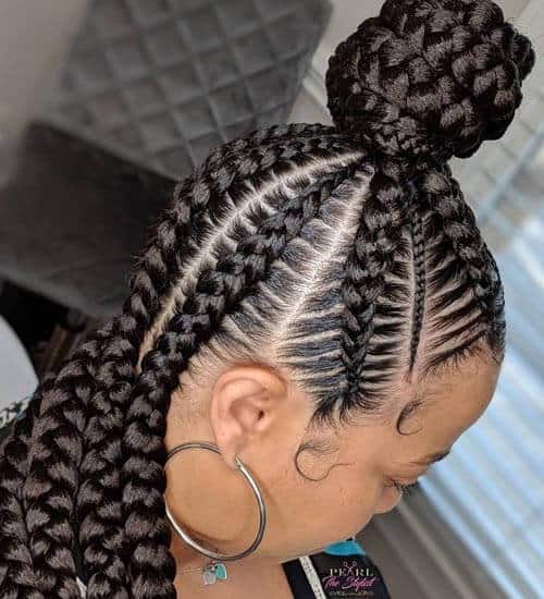 15 Popular Black Color Braided Hairstyles for Women