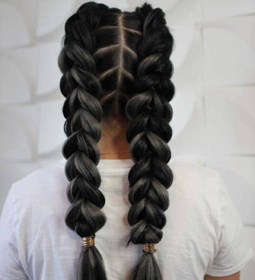 15 Popular Black Color Braided Hairstyles for Women