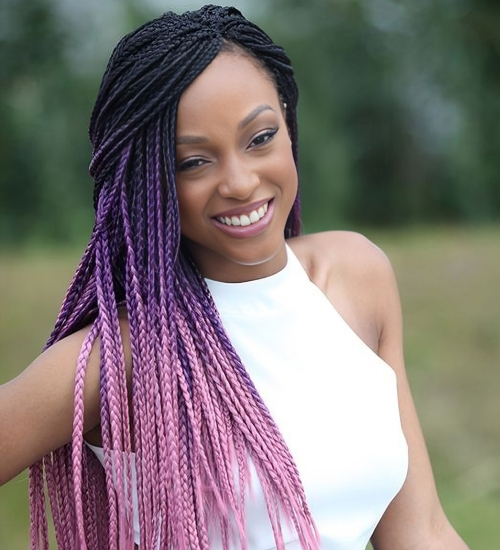15 Popular Black Color Braided Hairstyles for Women