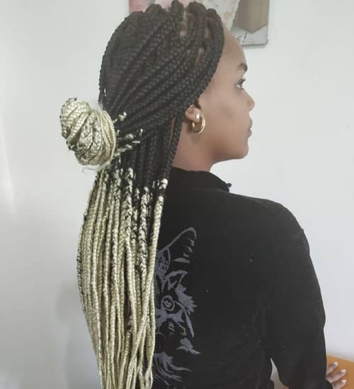 15 Popular Black Color Braided Hairstyles for Women