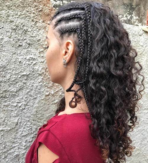 15 Popular Black Color Braided Hairstyles for Women