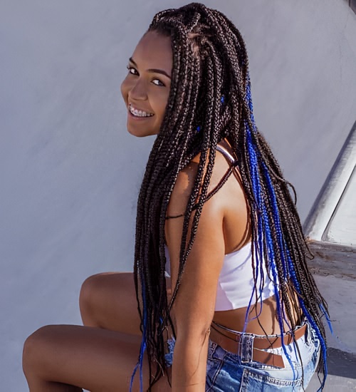 15 Popular Black Color Braided Hairstyles for Women