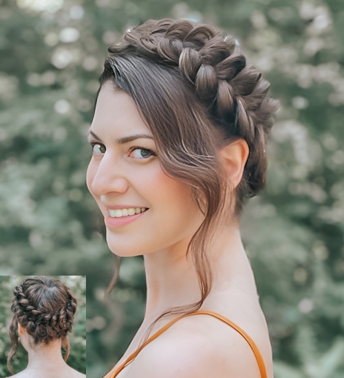 Crown Braids: 15 Different Braided Crown Hairstyles for Wedding