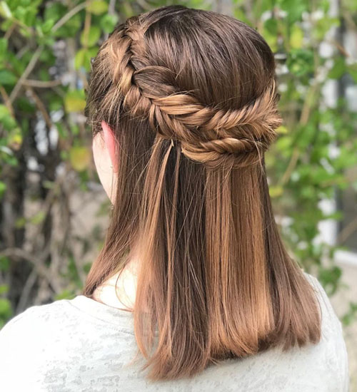 Crown Braids: 15 Different Braided Crown Hairstyles for Wedding