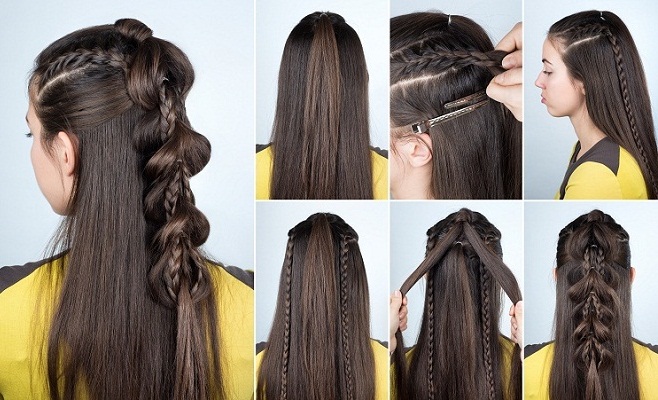 9 Easy and Simple Braided Hairstyles for Long Hair | I Fashion Styles