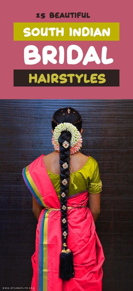15 Different Bridal Hairstyles for South Indian Wedding 2025