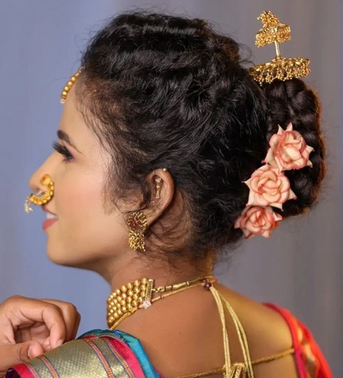 10 Latest Maharashtrian Bridal Hairstyles Ideas | I Fashion Styles