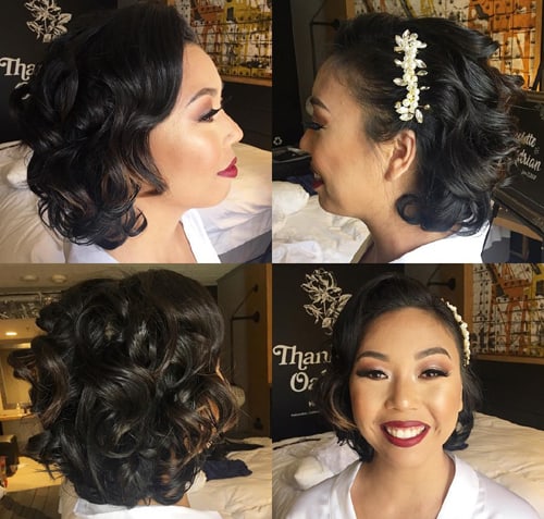 9 Easy and Cute Wedding Hairstyles for Short Hair Bride
