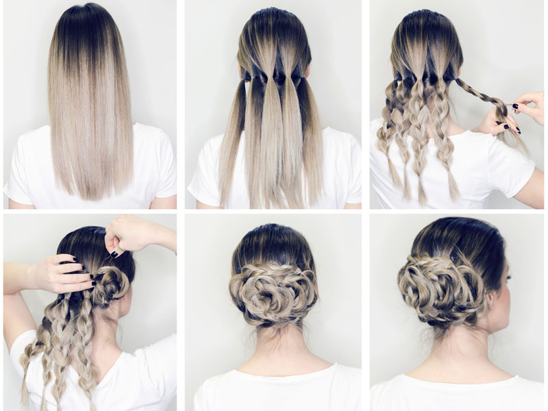 9 Must See Chignon Bun Tutorials with Detailed Pictures